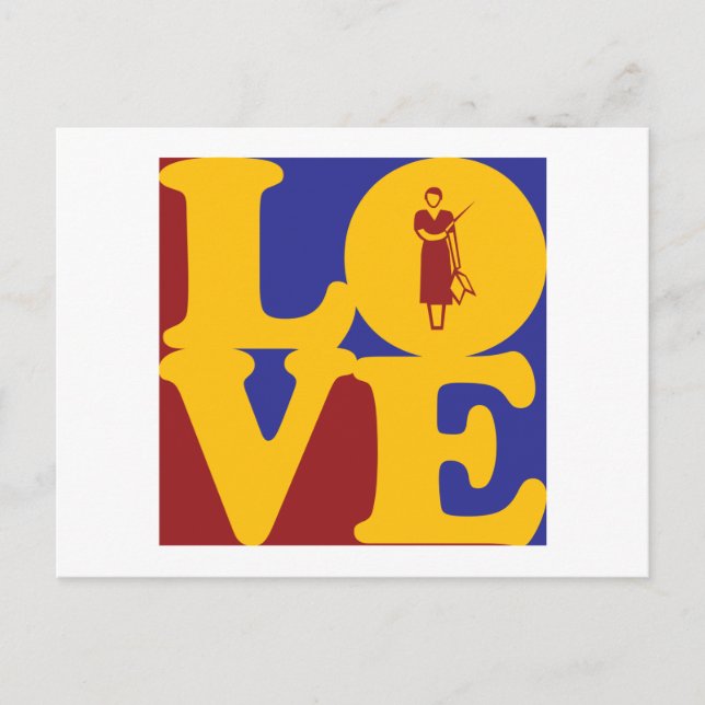 Cartão Postal Ensinar Amor (Frente)