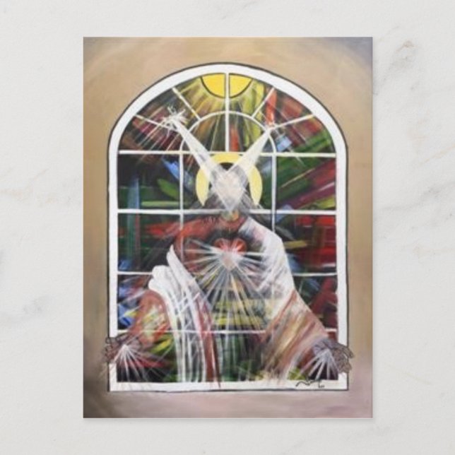 Cartão Postal Ensinar Apenas Amor (Frente)