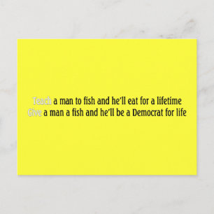 Cartão Postal Ensine um homem para pescar