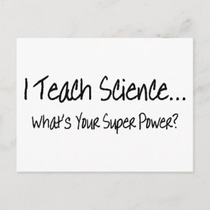 Cartão Postal Ensino Ciência Qual É O Seu Super Poder