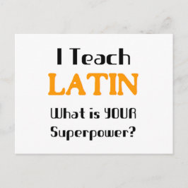 Cartão Postal ensino latino