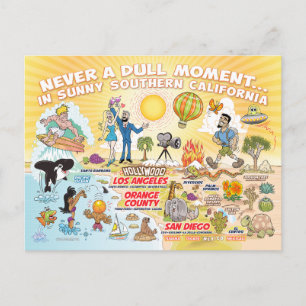 Cartão Postal Ensolarado do Sul da Califórnia