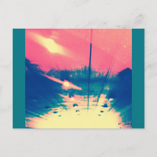 Cartão Postal Ensolarado Morango Subterrâneo