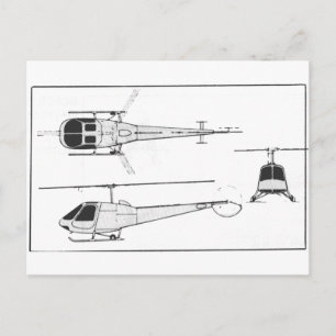 Cartão Postal Enstrom-F28