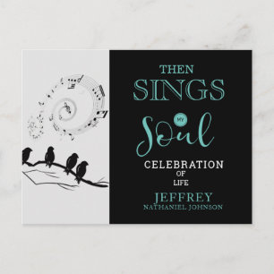 Cartão Postal Então Canta Minha Alma Celebração de Vida