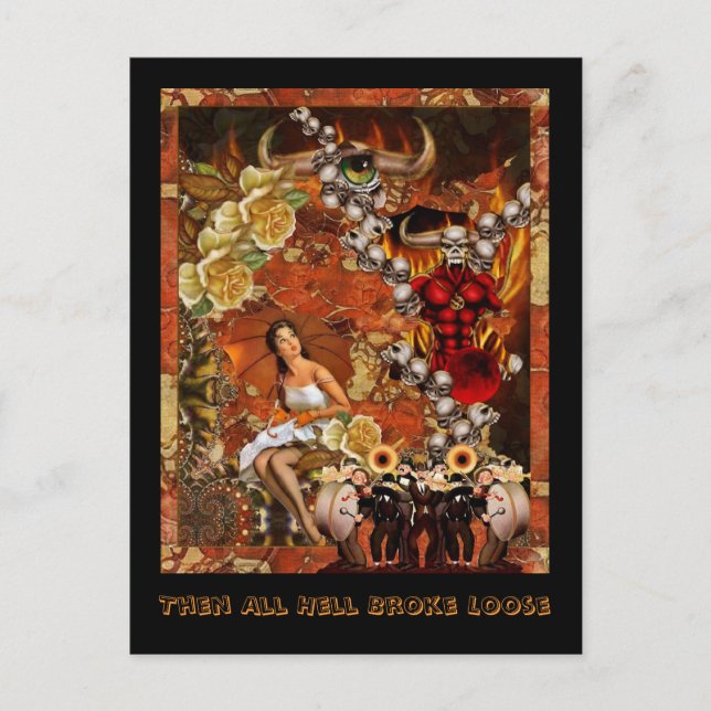 Cartão Postal Então, Todos Os Infernos Quebraram Perda (Frente)