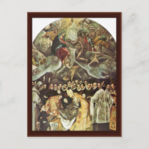 Cartão Postal Enterramento Do Conde Orgaz Por Greco El