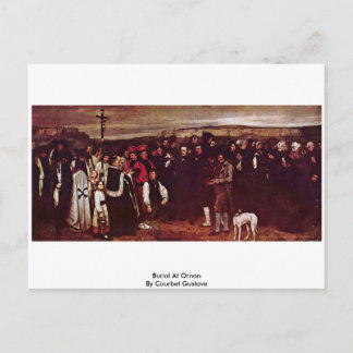 Cartão Postal Enterramento Em Ornan Por Courbet Gustave