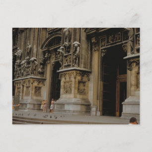 Cartão Postal Entrada da Catedral de Milão