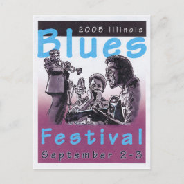 Cartão Postal Entrada da Poster do concurso Blues 2005