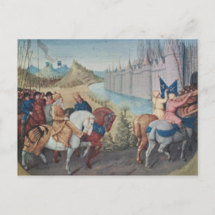 Cartão Postal Entrada de Luís VII Rei de França e Conrad