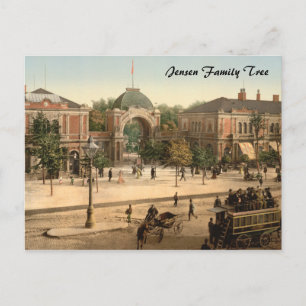 Cartão Postal Entrada do Parque Tivoli, Copenhaga