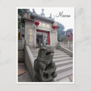 Cartão Postal entrada do templo a-mãe