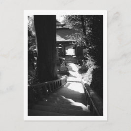 Cartão Postal Entrada do templo Yakuo-in, Monte Takao: Japão Po