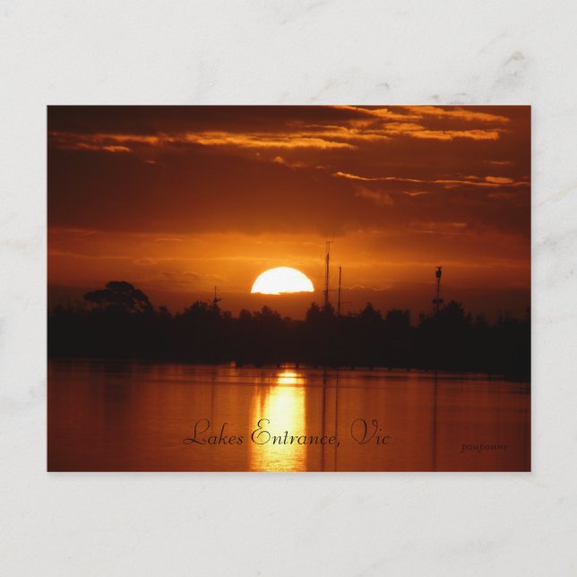 Cartão Postal Entrada dos Lagos, Vic (Frente)