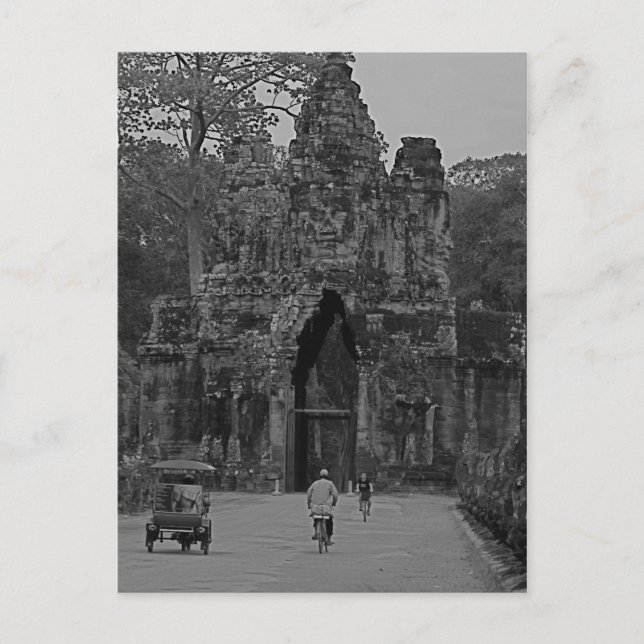 Cartão Postal Entrada para Angkor Wat (Frente)