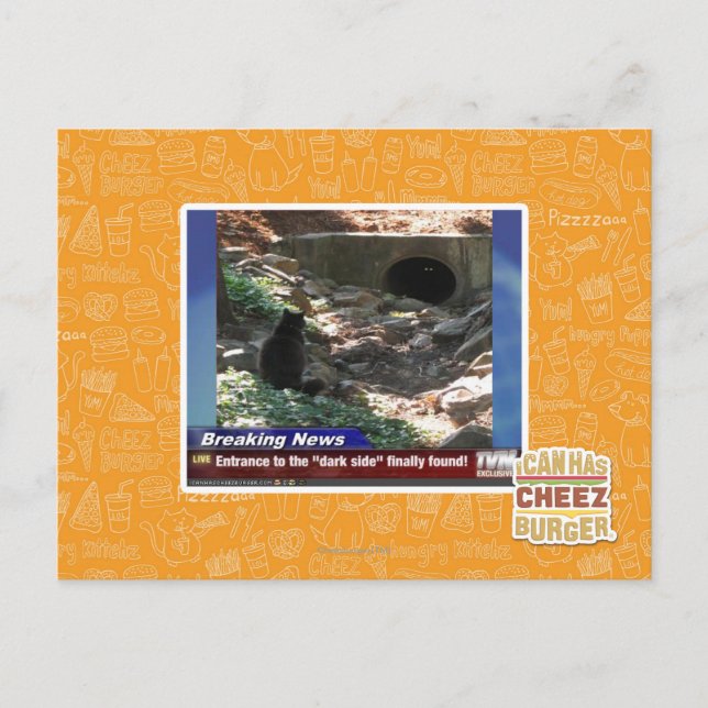 Cartão Postal Entrada para o lado negro (Frente)