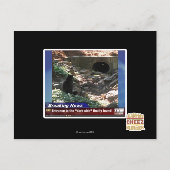 Cartão Postal Entrada para o lado negro (Frente)