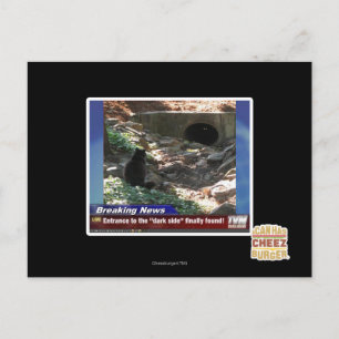 Cartão Postal Entrada para o lado negro