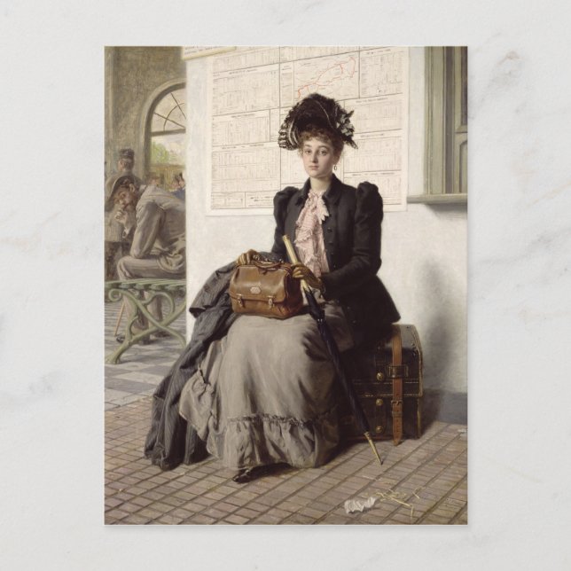 Cartão Postal Entrar no mundo (Frente)