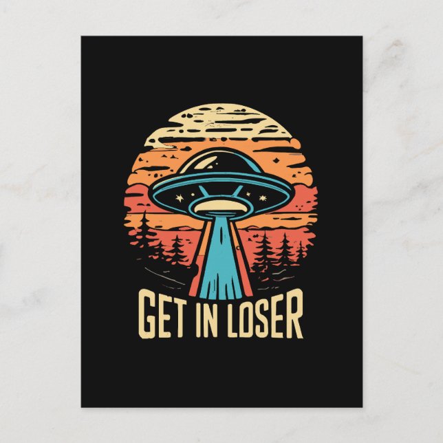 Cartão Postal Entrar no Perdedor (Frente)