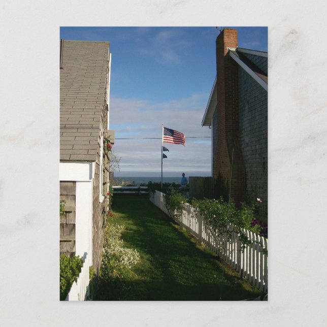 Cartão Postal Entre as cascas em Sconset (Frente)