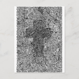 Cartão Postal Entre e Símbolos