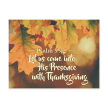 Entre na sua presença com Ação de Graças, Bíblia