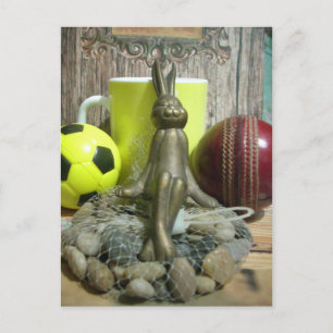 Cartão Postal Entre o brejo e a gordura: mistura de críquete de