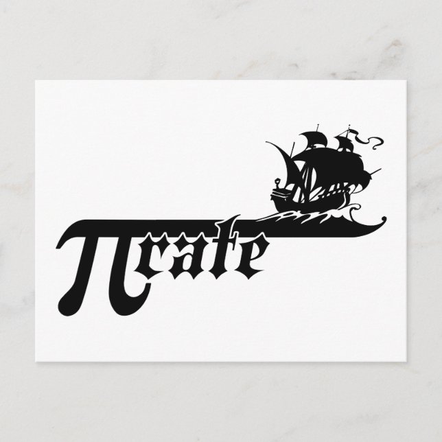 Cartão Postal Entrega de taxa de pi (Frente)