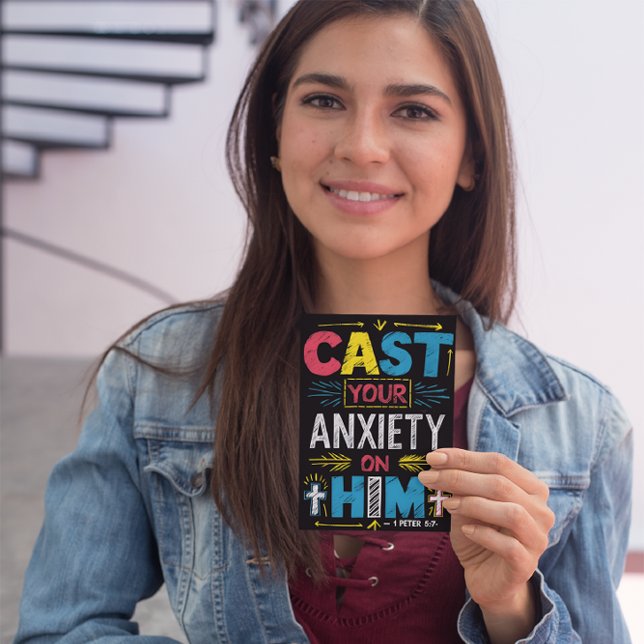 Cartão Postal Entregue Suas Preocupações (Criador carregado)