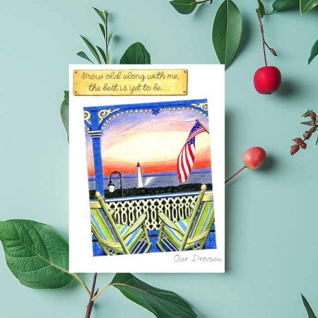 Cartão postal Envelheça Comigo (Criador carregado)