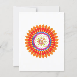 Cartão Postal Envelope Elegante Boho