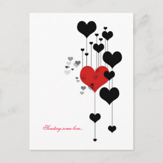Cartão Postal Enviando algum amor...
