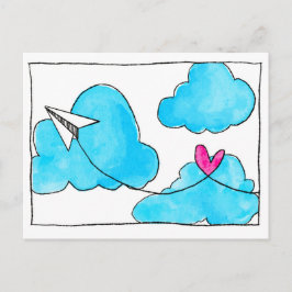 Cartão Postal Enviando Amor