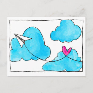 Cartão Postal Enviando Amor