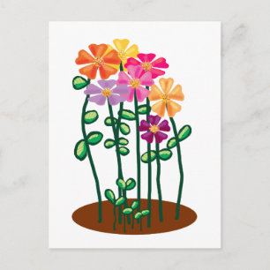 Cartão Postal Enviando-lhe flores