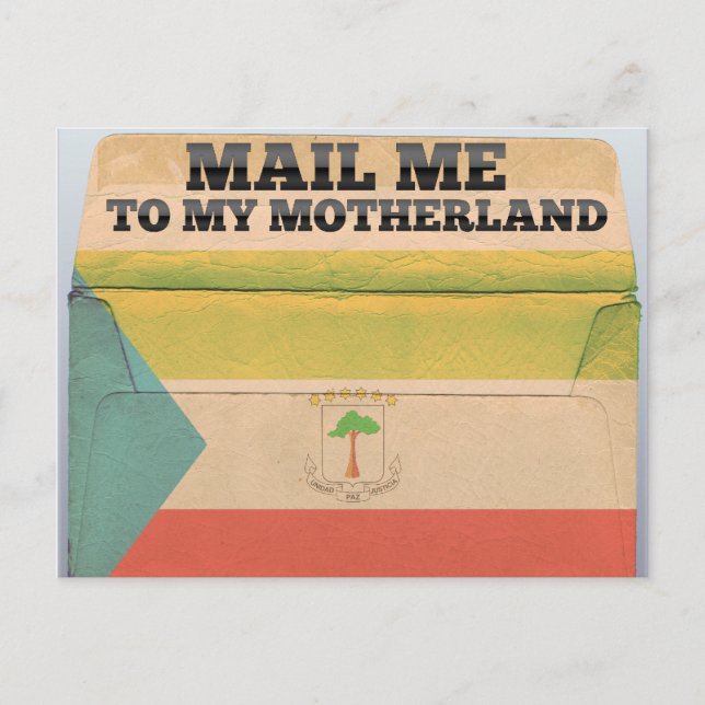 Cartão Postal Enviar-me para a Guiné Equatorial (Frente)