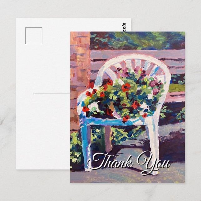 Cartão Postal Enviar para Amigos e Família Vermelho Amarelo Azul (Frente/Verso)