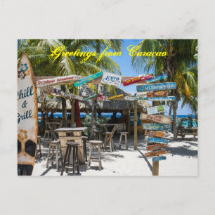 Cartão Postal Enviar saudações de Curaçao