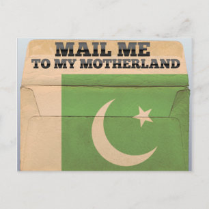 Cartão Postal Envie-me para o Paquistão