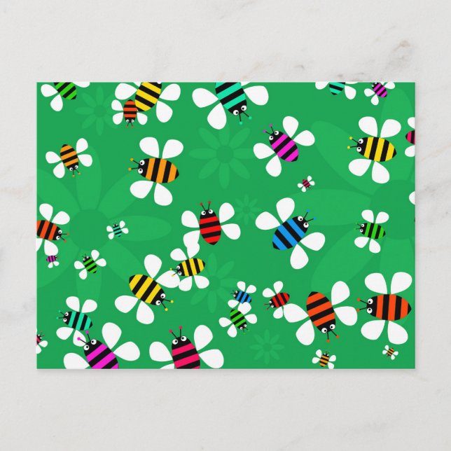 Cartão Postal Enxame de Abelhas (Frente)
