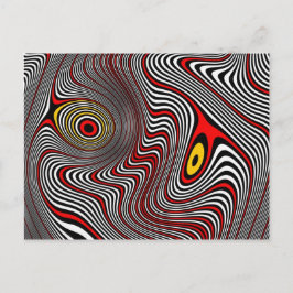 Cartão Postal Enxaqueca Aura Ilusão Óptica
