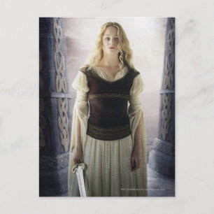 Cartão Postal Eowyn com espada
