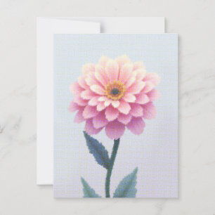 Cartão Postal Ephemeral Petal Sketch