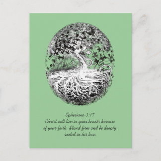 Cartão Postal Ephesianos 3:17 Enraizados No Seu Amor