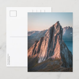 Cartão Postal Epic Mountain Norway Landscape Photo