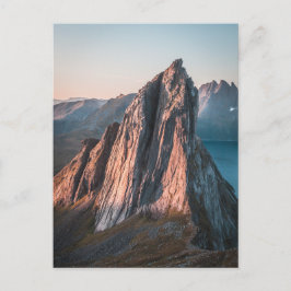 Cartão Postal Epic Mountain Norway Landscape Photo