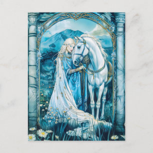 Cartão Postal Epona Deusa Celta dos Cavalos