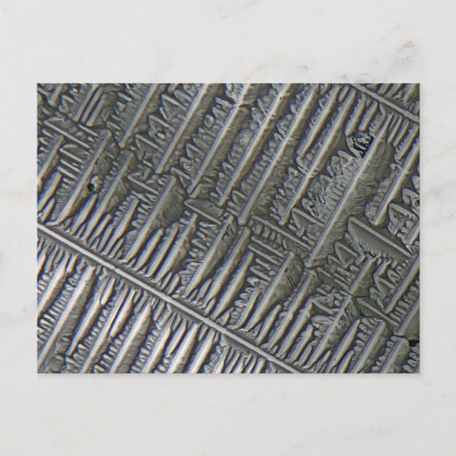 Cartão Postal Epsomite ao microscópio (Frente)